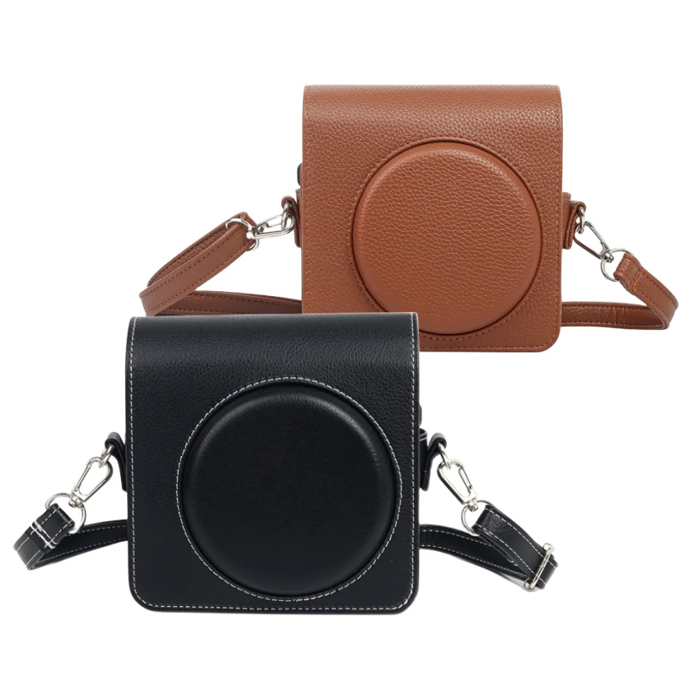 

PU Leather Portable Cover Case Bags Camera bag For Fujifilm Instax Mini 99 Instant Camera Accessories With Adjust Shoulder Strap