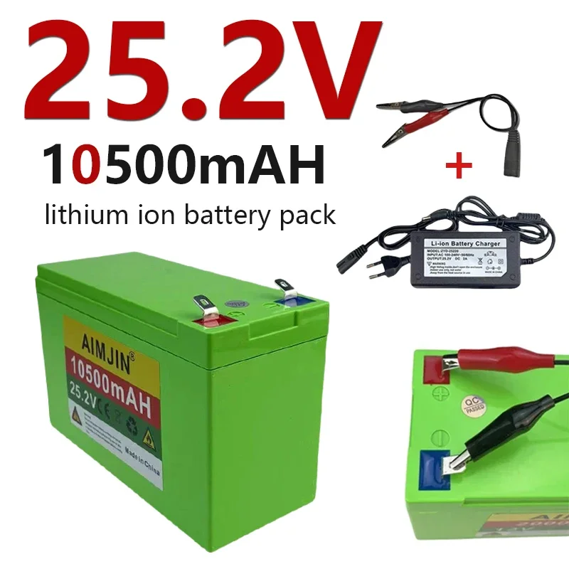 

25.2V 10500mAH Rechargeable lithium ion 6s3p battery Pack For Children's electric vehicle,with Built-in BMS Power