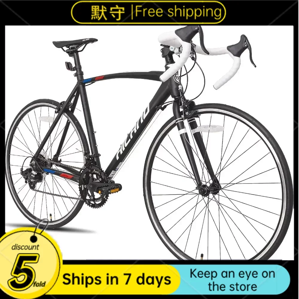 

Road Bike,14 Speeds Sport Bike, Light Weight Aluminum Frame, 700C Racing Bike for Men Women Adult Bicycle