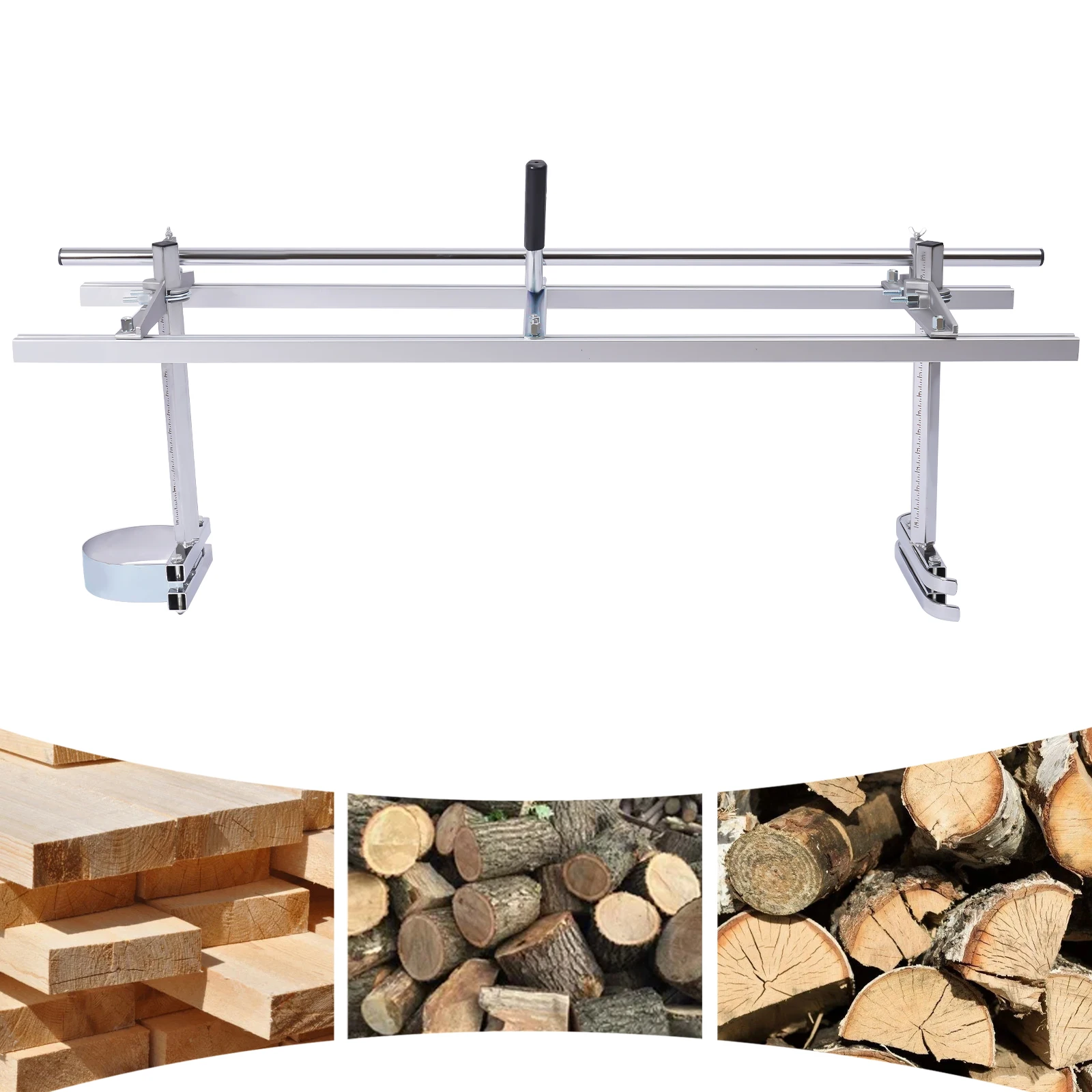 Tragbare 48-Zoll-Kettensägenmühle mit Holzführungsschiene für effizientes Holzschneiden – Detail 6