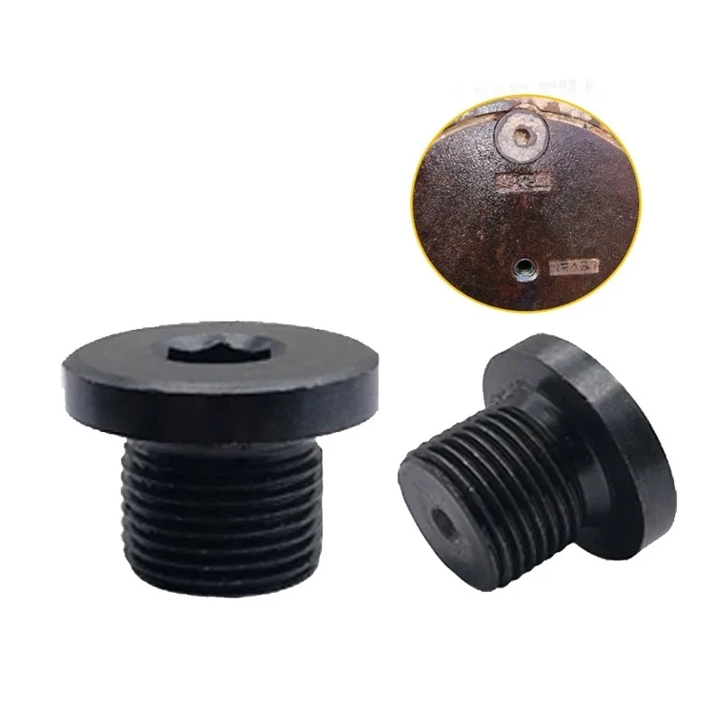 For Gear Screw E305.5E2 307 307.5 Drive Motor Oil Drain Valve Plug Screw Excavator Parts