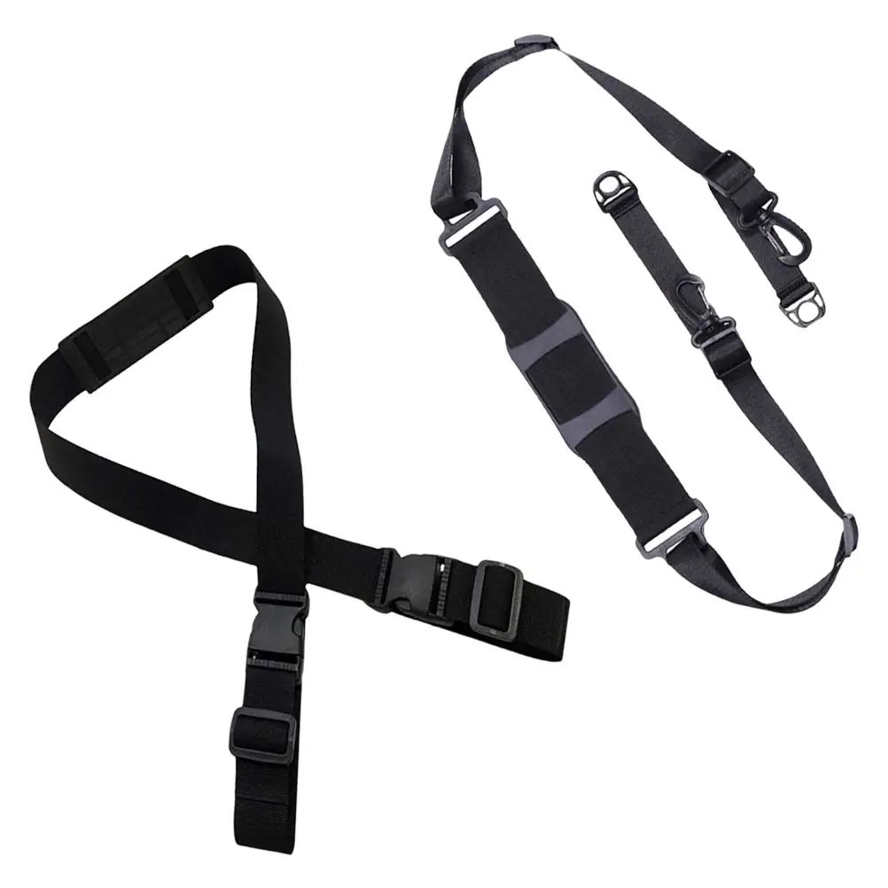 

2pcs Scooter Shoulder Strap Black Adjustable Carrying Belt for Electric Skateboard Bike Wide Pad Quick Buckle High Capacity