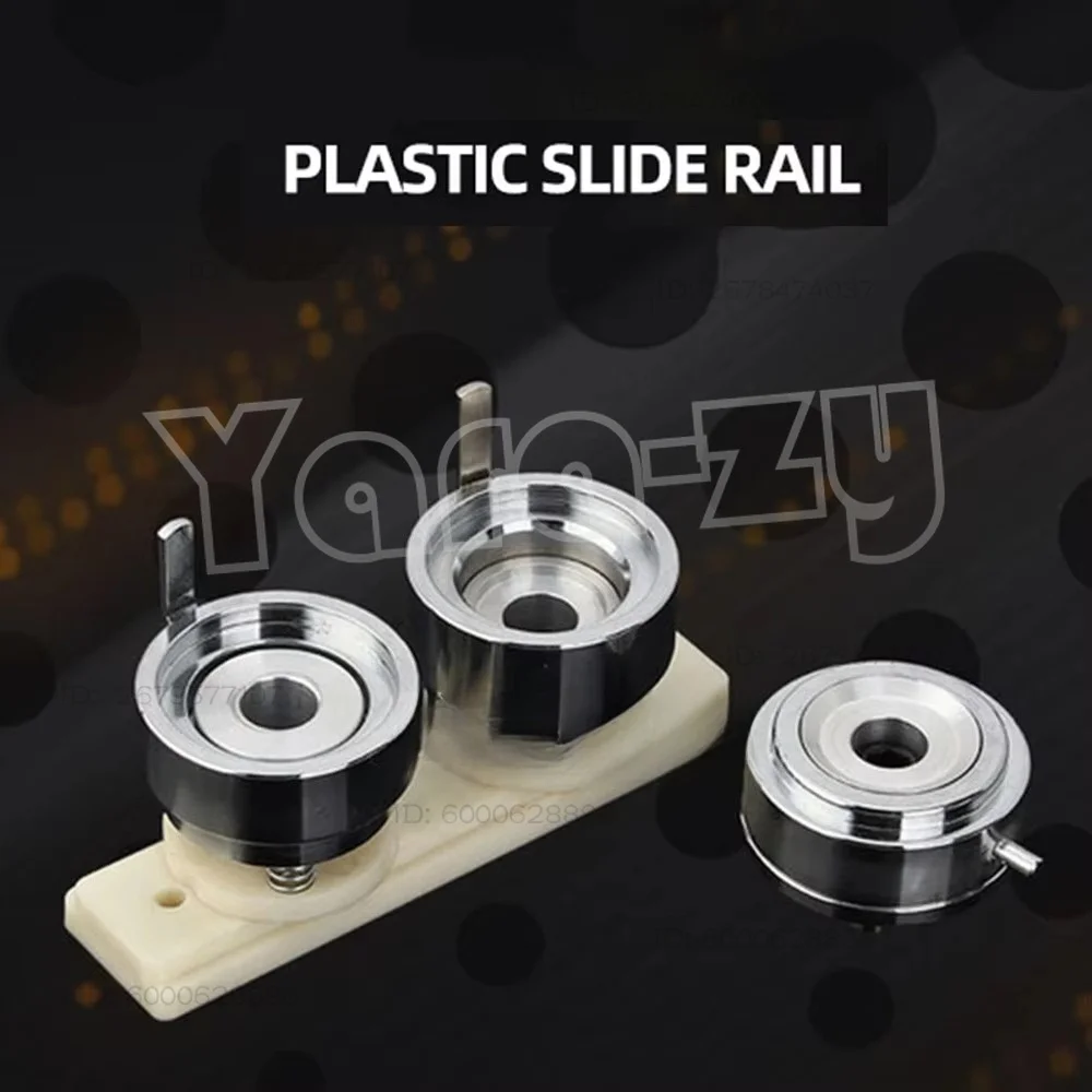 Badge Button Maker Dies for Button Pin Badge Press Maker Machine Punching Mould DIY Slide Rail Badge Making Mold 25-75MM 2025NEW