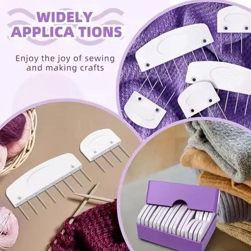 Knit Blocking Combs Knit Pins Kit Knitting Tools Knit Blocking Pins Kit Time-Saving Blockers Kit Knitting Aids For Sweaters