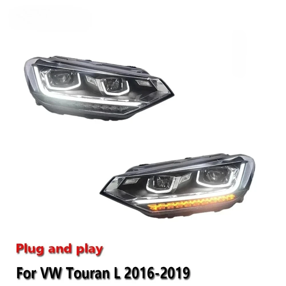 

Car LED Upgrade Headlight Accessories For VW Touran L 2016-2019 DRL Brake Turn Signal Lamp Plug and Play