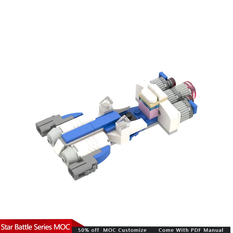 

81 PCS Star Scuffle Speederbike X1 - 75391 alternative MOC Customize Modular Building Block Creative DIY Boy Festival Toy Gift