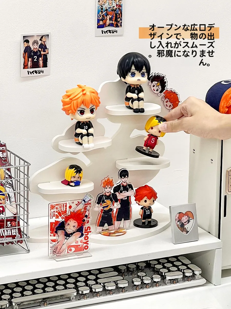 

Keychain Display Stand Storage Organizer Desktop Fun Guka Figure Holder Small Decoration Ra Simple Sle Non-Handmade