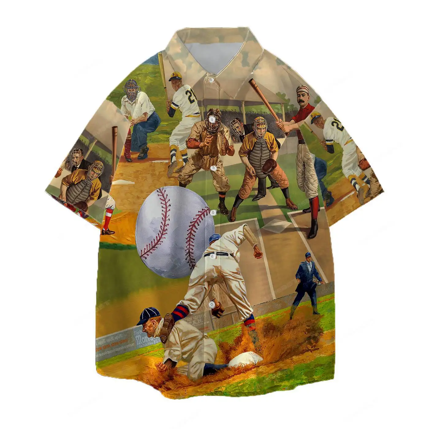 

Jumeast 3D Printed Golf Hawaiian Aloha Shirts For Men Beach Ball Vintage YK2 Women Blouse Unisex Baggy Workout Fashion Clothing