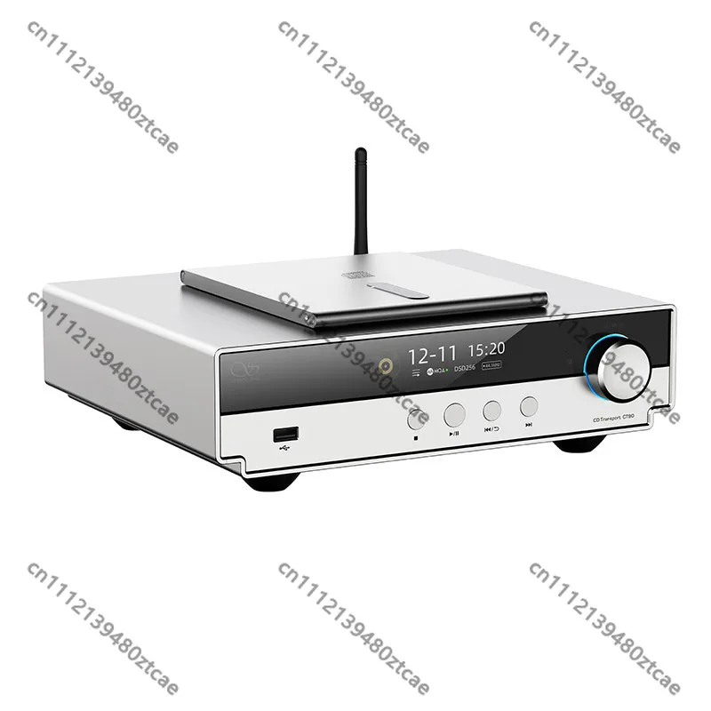 HiFi CD Transport Bluetooth 5.0 MQA-CD Top-Loading Digital Turntable with LDAC aptX HD 35W Linear Power Supply