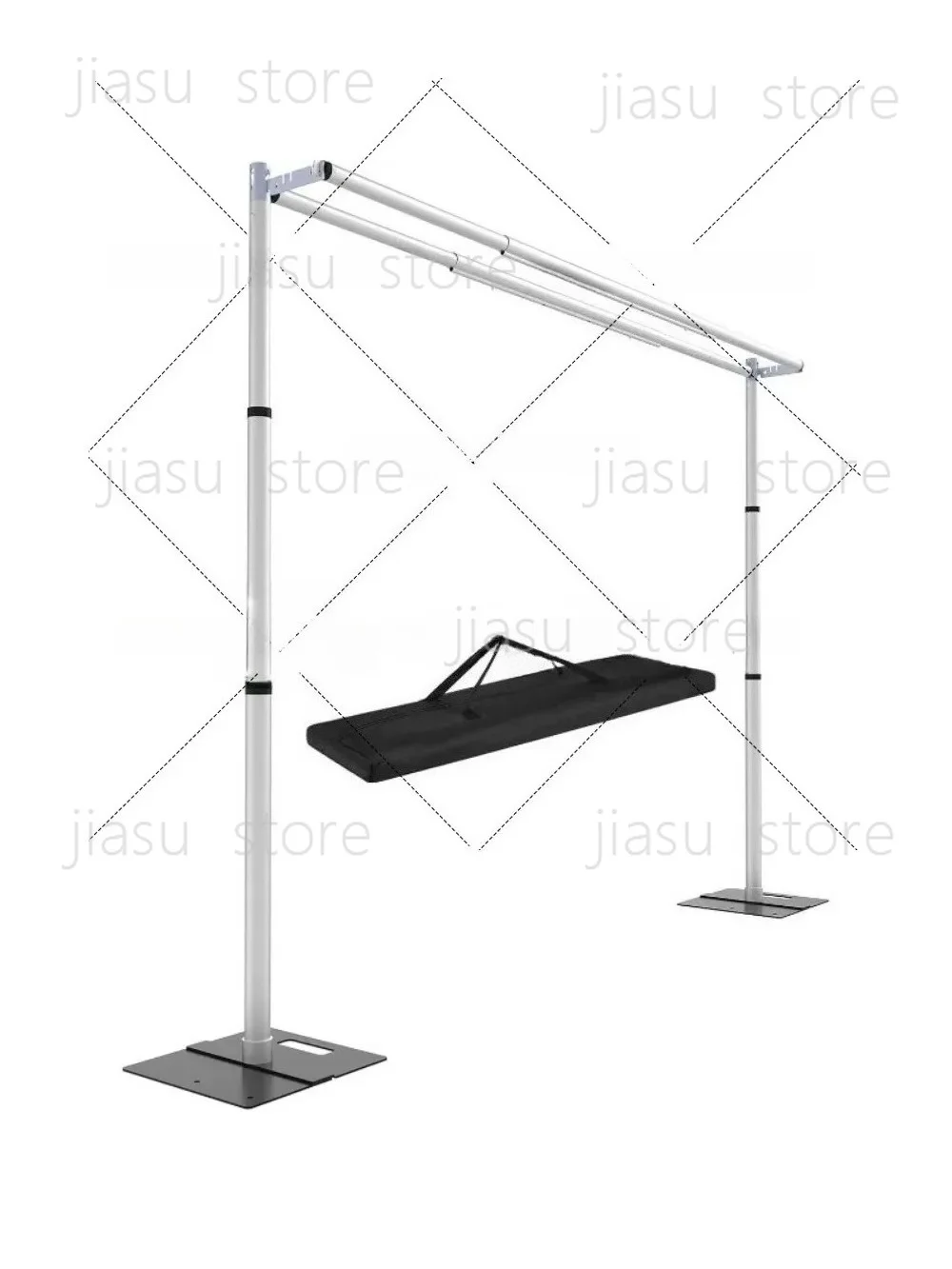10ftx10ft Pipe and Drape Backdrop Stand Kit, Heavy Duty Adjustable Metal Background Support for Events