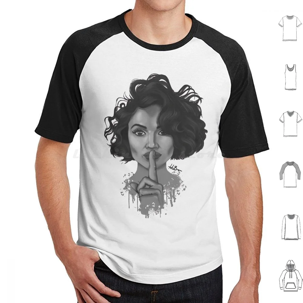Lana Parrilla |   Retrato t camisa de algodão das mulheres dos homens diy impressão lana parrilla ovu uma vez regina moinhos a rainha má