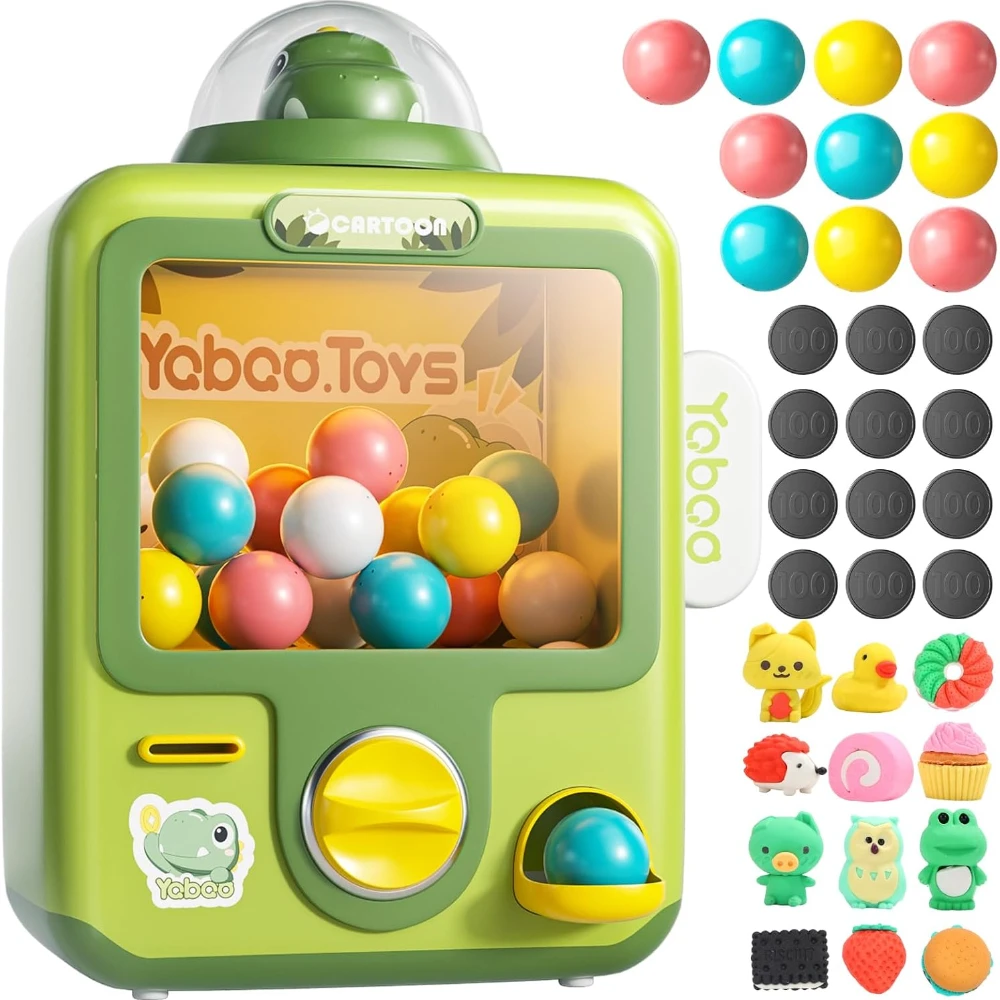 

Мини-торговый автомат с когтями динозавра для детей, электронная аркадная игра, игра с когтями, игрушки-дозаторы для девочек и мальчиков, подарок