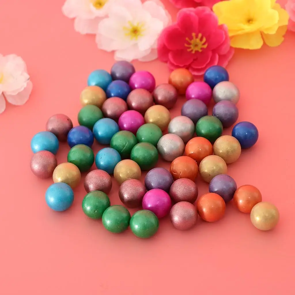 90 Pcs 16 Mm Mixed Color Multicolored Marbles Glass Marbles Glass Balls