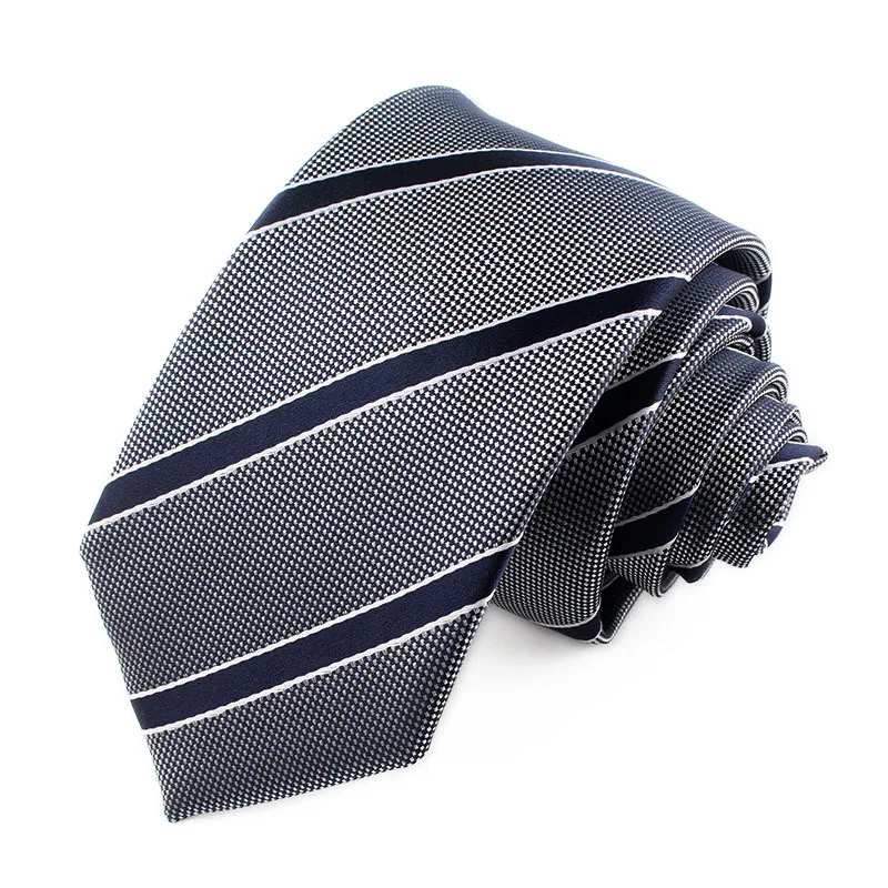 Fashion Classic Korean Version Necktie 6cm Polyester Narrow Tie for Men Wedding Business Casual Party Accessories Wholesale