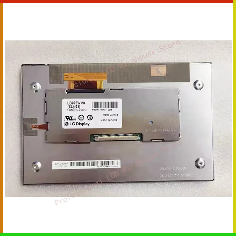 

Original 7.0" LCD Display Screen LB070WV8-SL01 LB070WV8-SL02 LCD Panel For Auto Parts