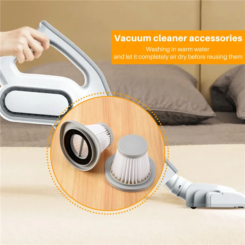 A35R Filters 8Pcs For Deerma DX118C DX128C Vacuum Cleaner Accessories Elements Sweeping Robot Replacement Part Cleaning