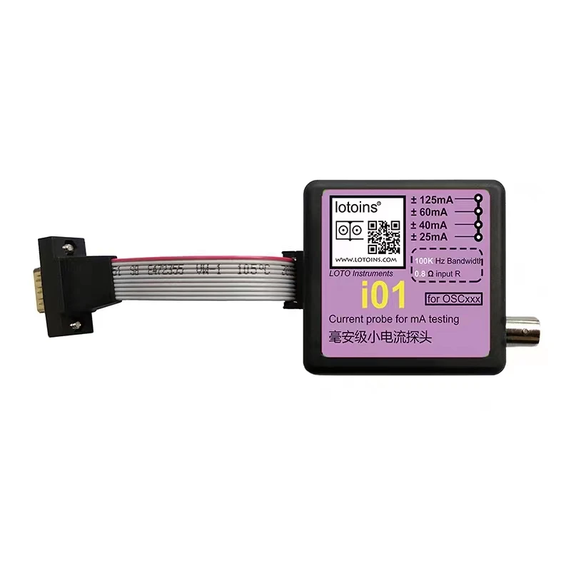 

i01 i05 i10 mA Small Current Isolation Module Probe Single Channel Range DC 100KHz BNC VGA Interface Used for USB Oscilloscope