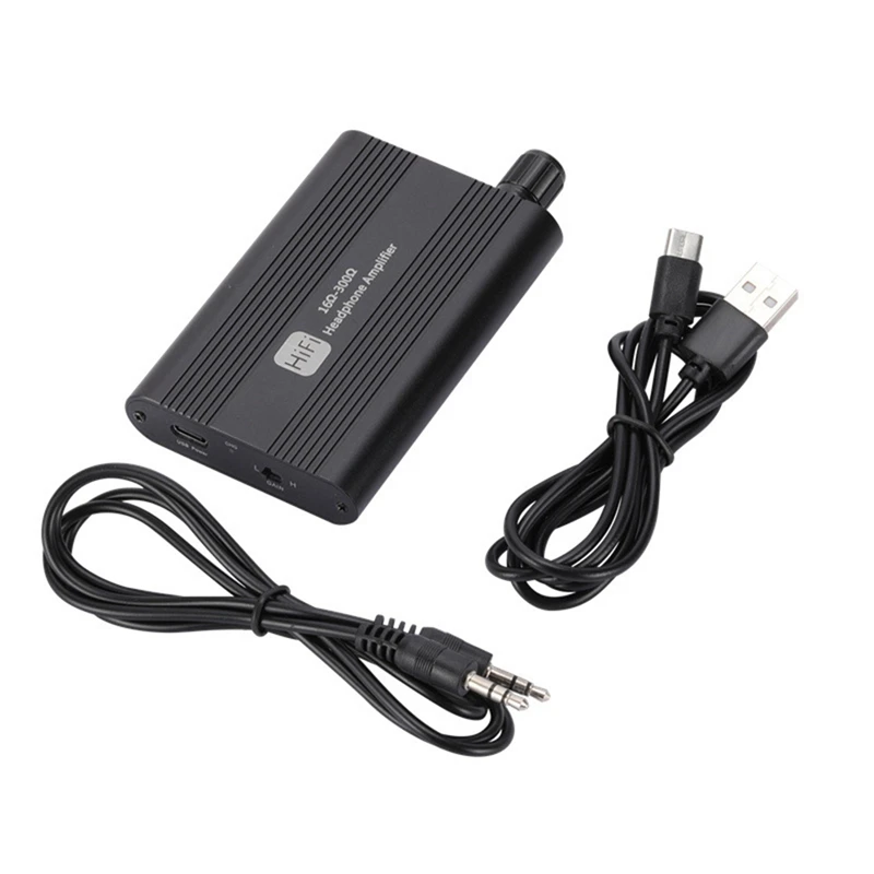 Hifi Kopfhörerverstärker Mini 16-300 Ω Kopfhörerverstärker 3,5 mm AUX Audioempfänger Musik-Player Kopfhörerverstärker Langlebig