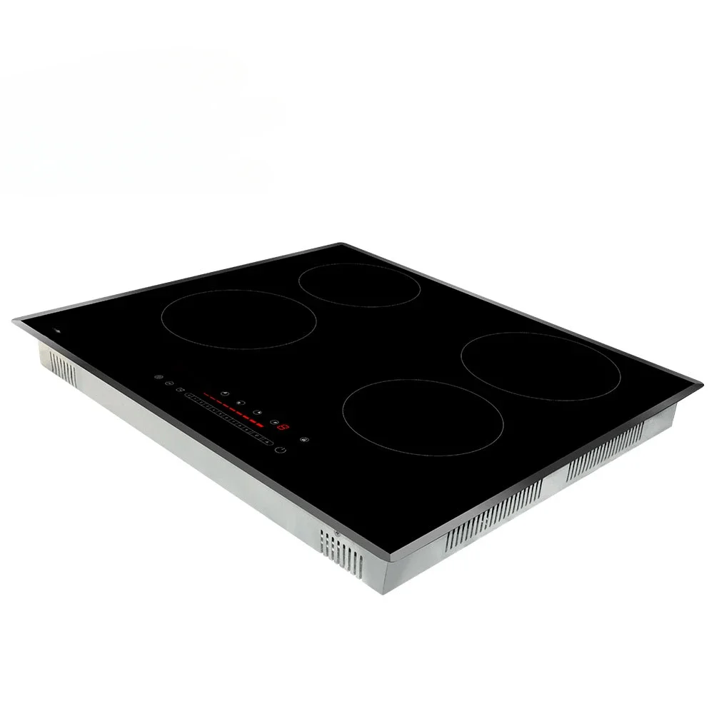 H-One 4 Burner Induction Cooker Large Induction Cooktop Crystal Induction Cooker With Touch Display 8140-255