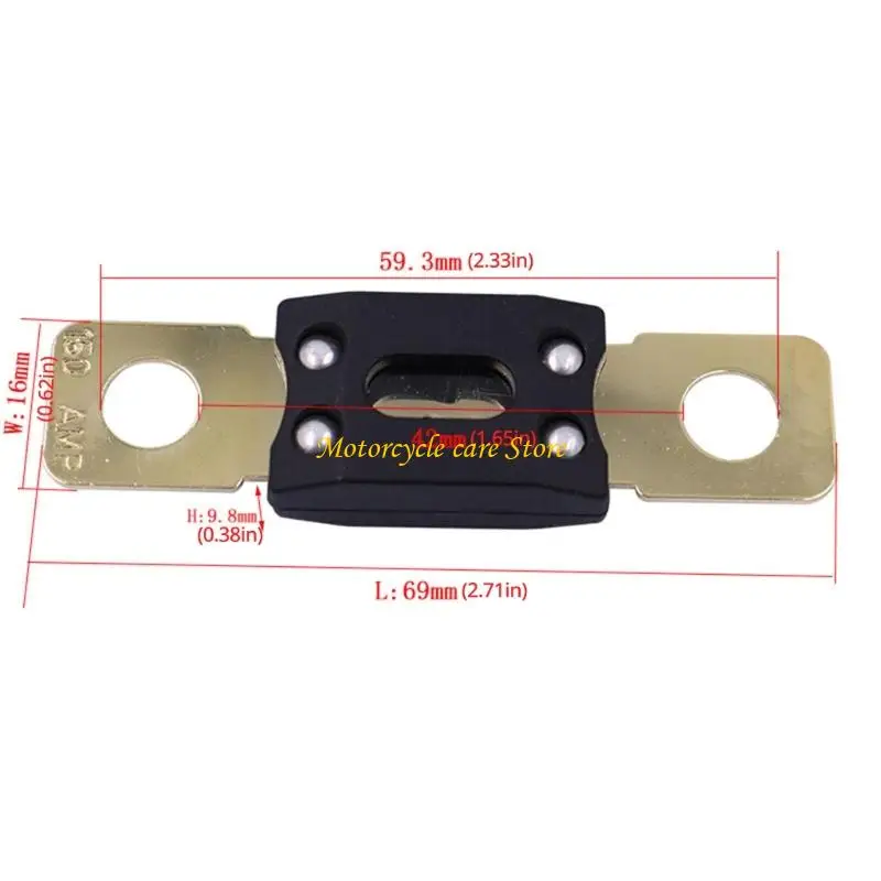 U75F 금속 퓨즈 고 부하 자동차 및 보트 사운드 시스템을위한 전기 보호 퓨즈