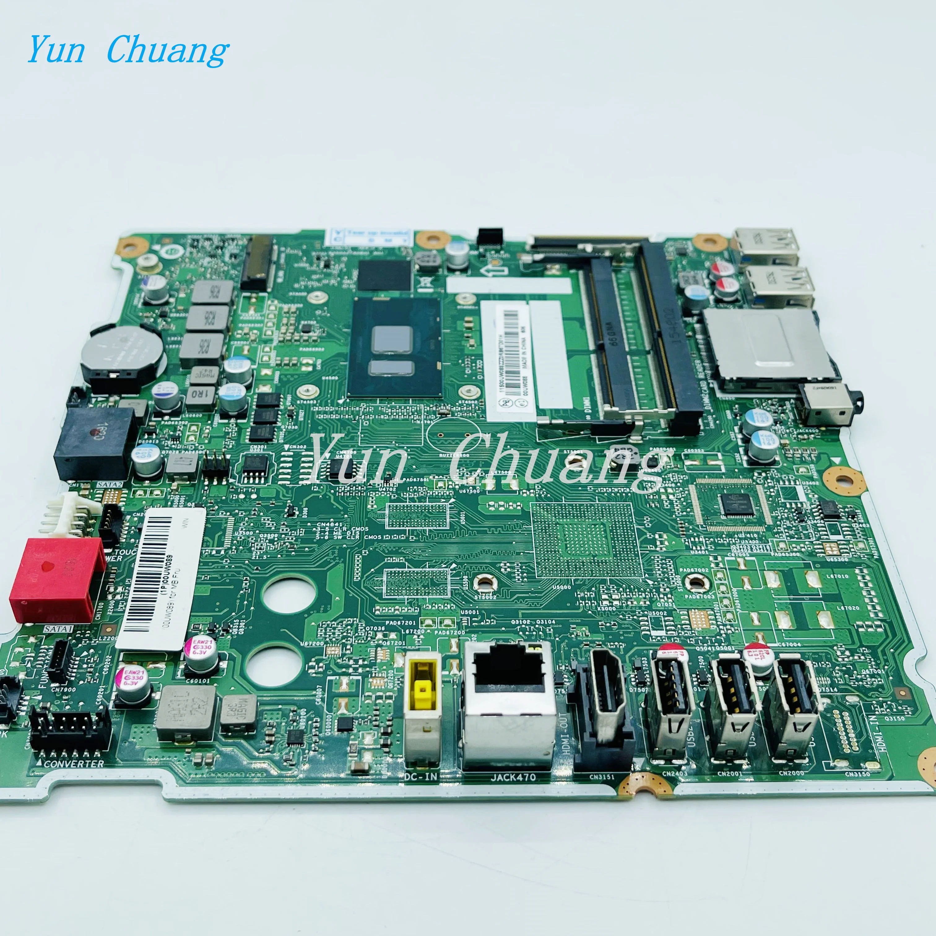 Imagem -05 - para Lenovo Aio 30022isu Tudo-em-um Placa-mãe 6050a2740901-a01 Placa-mãe Sr2ev 3855u Cpu Ddr4 100 Teste ok 00uw088 00uw089