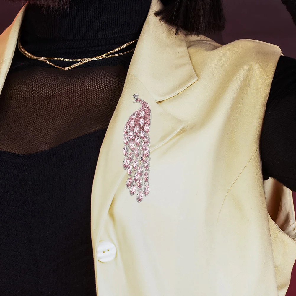 

2pcs Peacock Brooch Pin Animal Lapel Hat Brooch For Clothes Suit Bag Decorative Jewelry Metal Brooches Pins Women Accessories