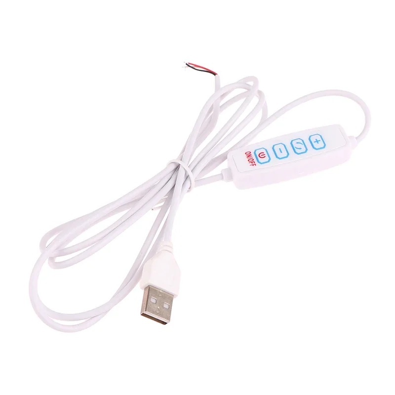 USB 1.5m Tri-Color LED Dimming Cable Controller (4-Key)