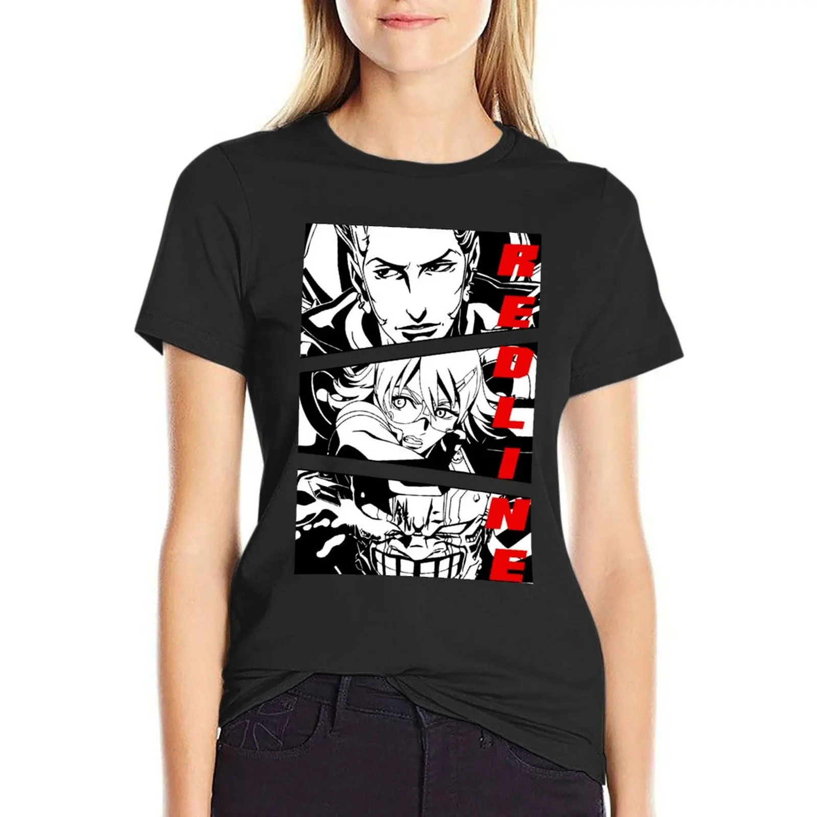 

Redline Podium Challenge T-Shirt female plain customs design your own Women's summer blouses 2024