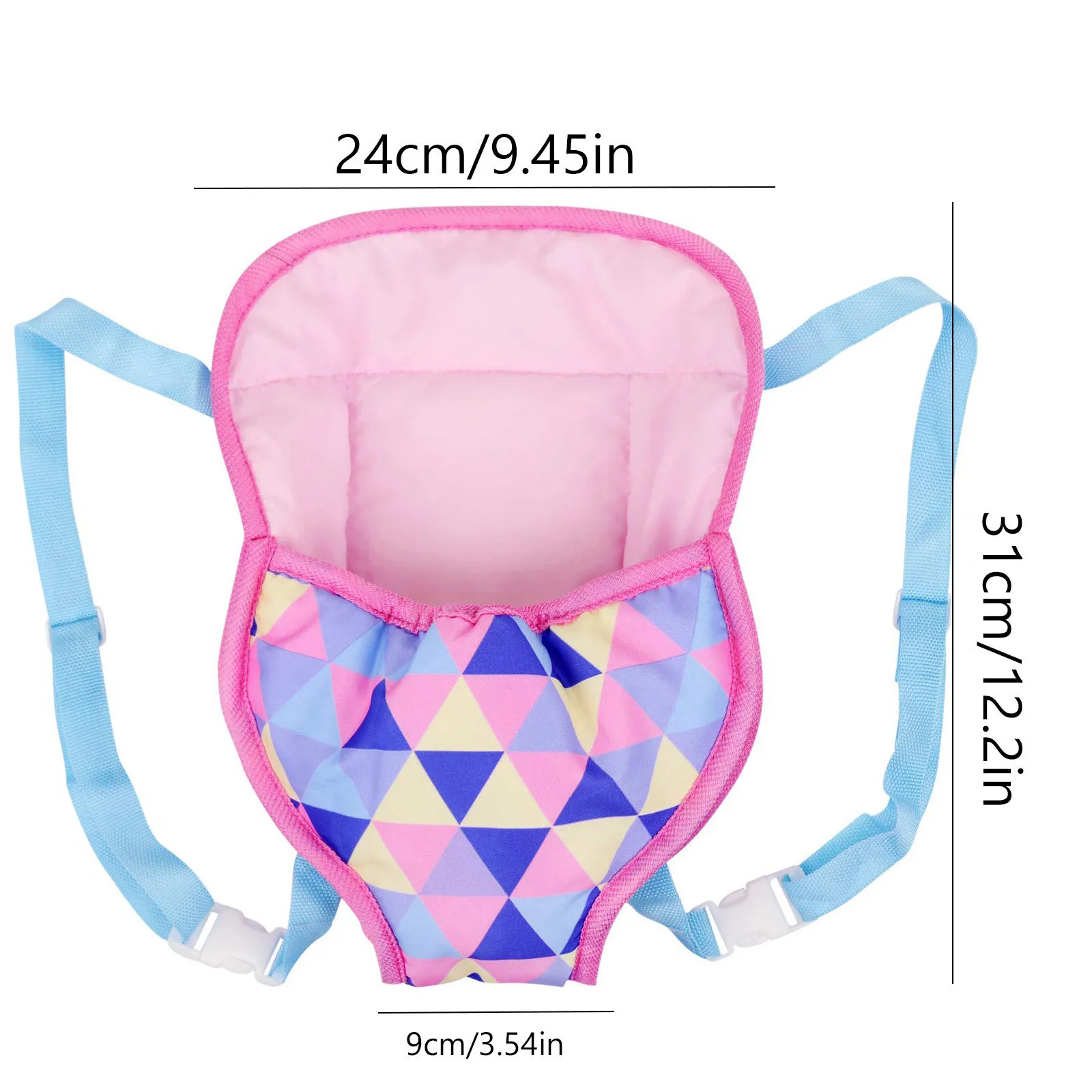 Doll Backpack for 43cm Dolls Mini Carry Bag Baby Born Suit Suitable 18 Inch Dolls American Girl Birthday Present Doll Bag