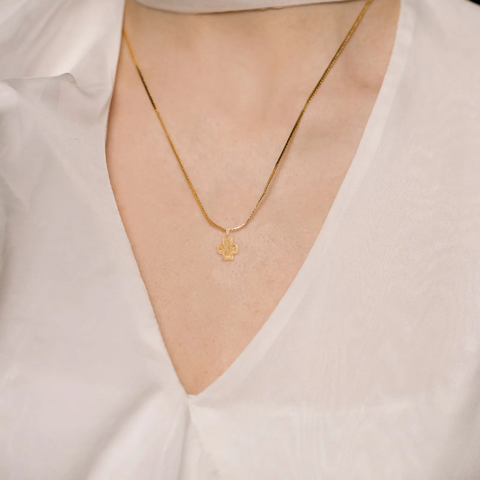 

Кулон-крест из нержавеющей стали, идеально подходит для ожерелья, браслета, розария, религиозных украшений.