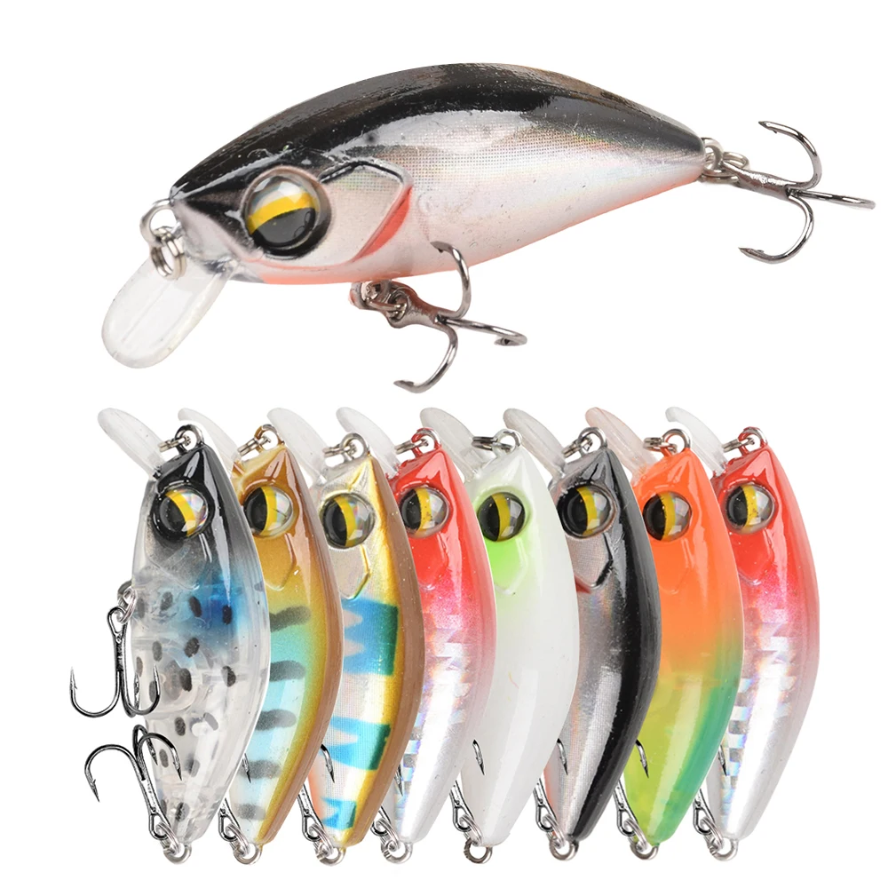 1Pc Sinking Minnow Fishing Lure 5cm 4.9g Mini Artificial Hard Bait Sharp Hook Pike Bass Crankbait Wobblers Trout Fishing Tackle