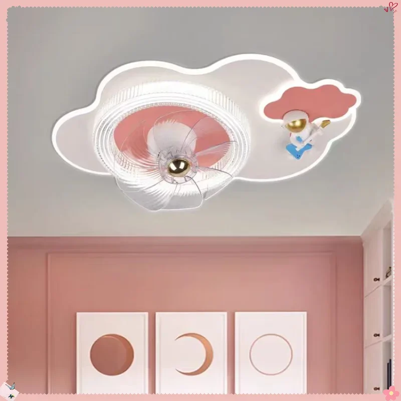 Cartoon Fan Light New Animal Shaking and Eye Protection LED Ceiling Lights Living Room Decoration Home Bedroom Lighting Fixtures