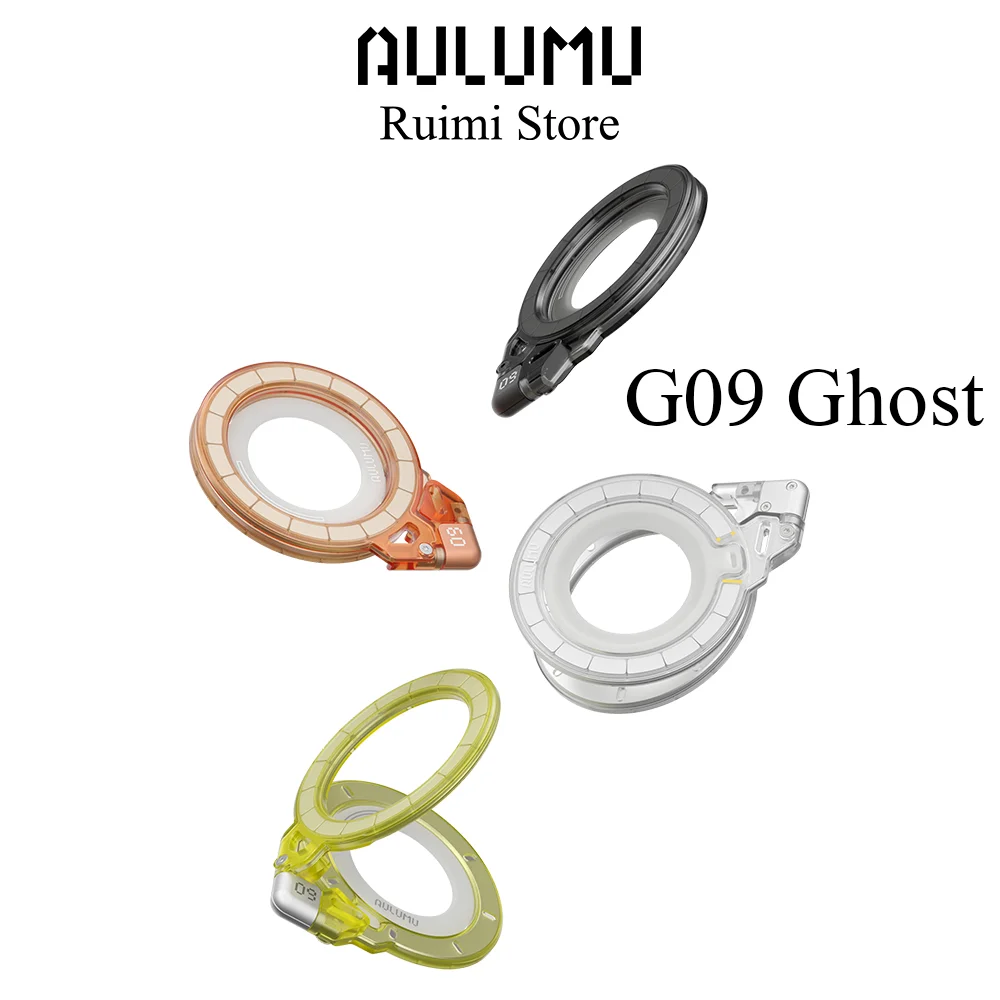 AULUMU G09 Ghost 360 °   Suporte Magnético Transparente para Telefone, Suporte Infinito