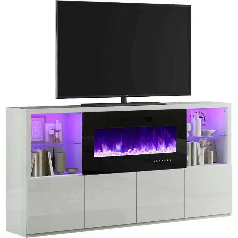 Fireplace TV Stand for TVs up to 75