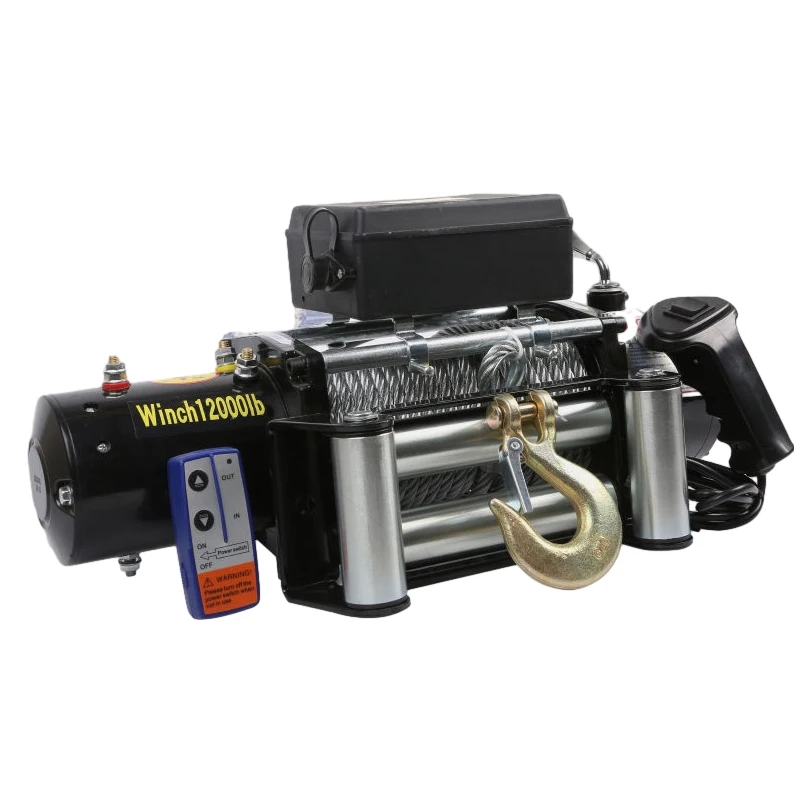 Car Electric Winch 12v Capstan 2000lbs-20000lbs High Speed 12000lbs Winch for sale