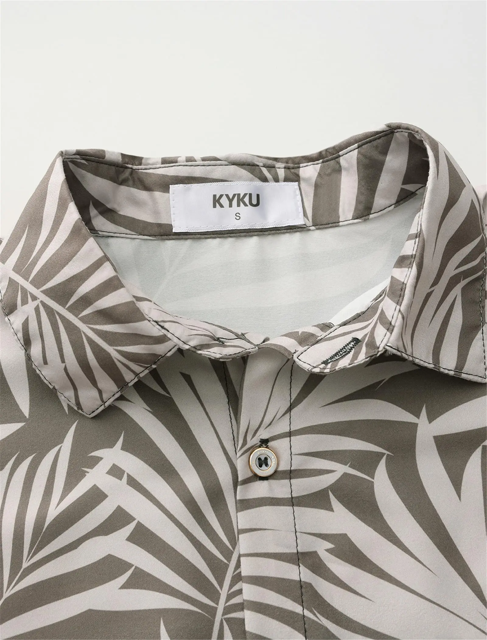 KYKU Hawaii-Hemd für Herren – lustige Urlaubs-Tropen-Strand-Hemden, kurzärmelige Button-Down-Sommerkleidung mit Taschen