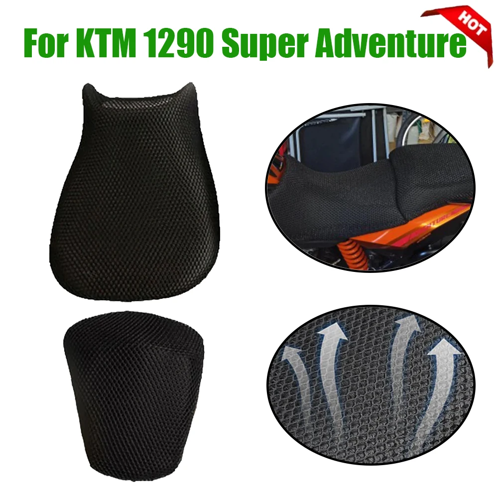 

For KTM 1290 Super Adventure 1190 ADV S T Motorcycle Accessories Breathable Heat Insulation Seat Cushion Cover Protector