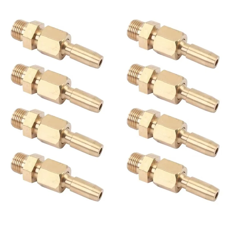 

8Pcs 1/8Inch Brass Gushing Sprays Water Fountain Nozzles Universal Water Curtain Nozzle Landscape Fountain Decoration-ABQU