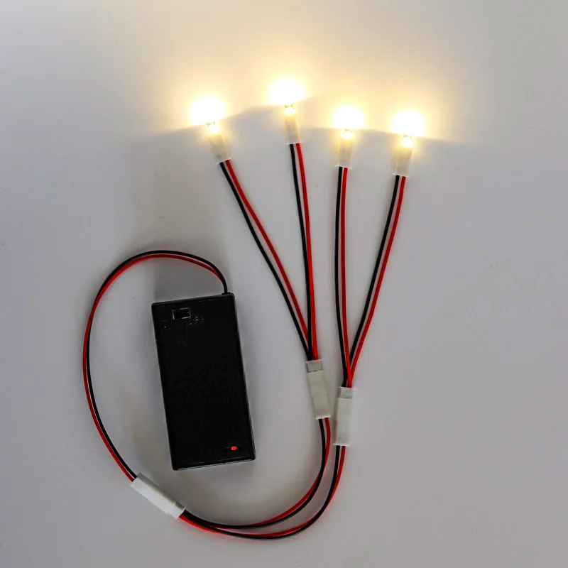 3V Miniatur Led Perlen Kleines Nachtlicht/Birne DIY Modellbau Materialien Spielzeug Puppenhaus Beleuchtung Szene Layout Diorama 1SET