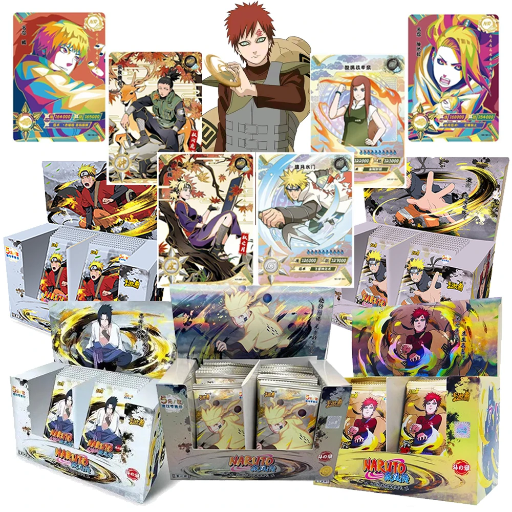 Nuovo set completo di carte Naruto KAYOU T2w5 Carte da collezione di carte periferiche di alta qualità con stampa rara serie completa