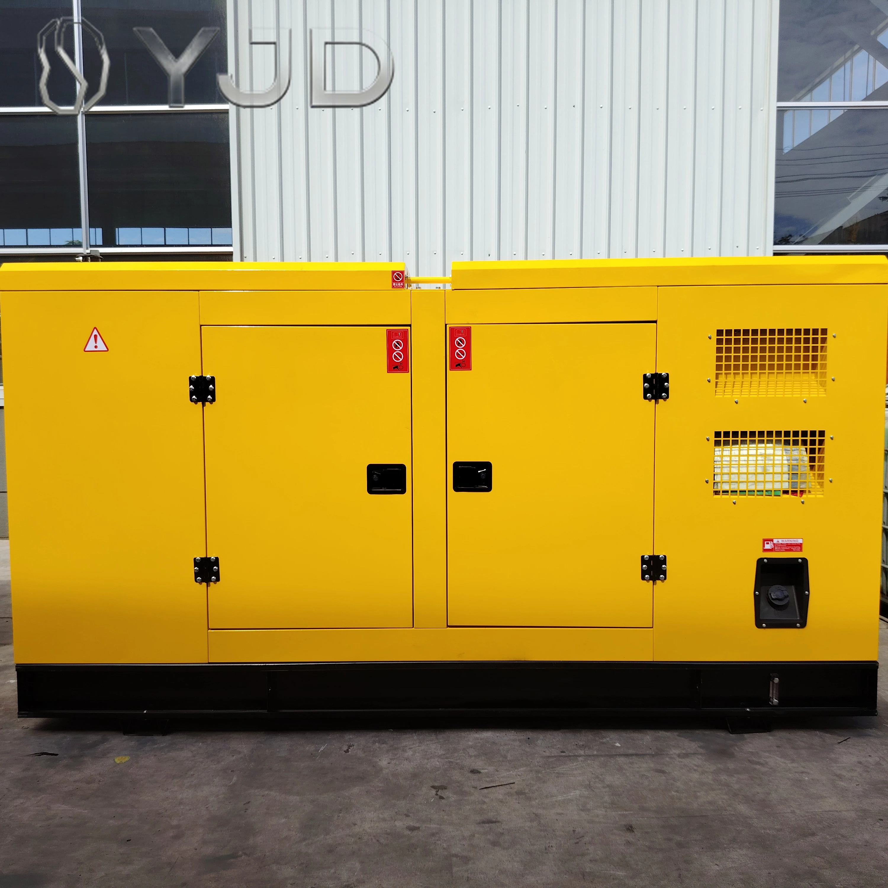 Efficient Standby Open Frame Diesel Generator Set AC Three Phase 75kw 400kw 500kw Water Cooled 24V DC Electric Start 50/60Hz
