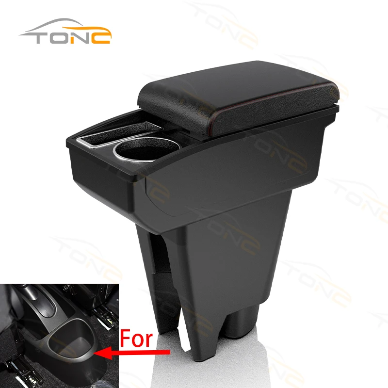 For Citroen C1 Armrest Box For Peugeot 107 Toyota Aygo BJ Armrest Car Accessories Store box Interior detail Simple installation