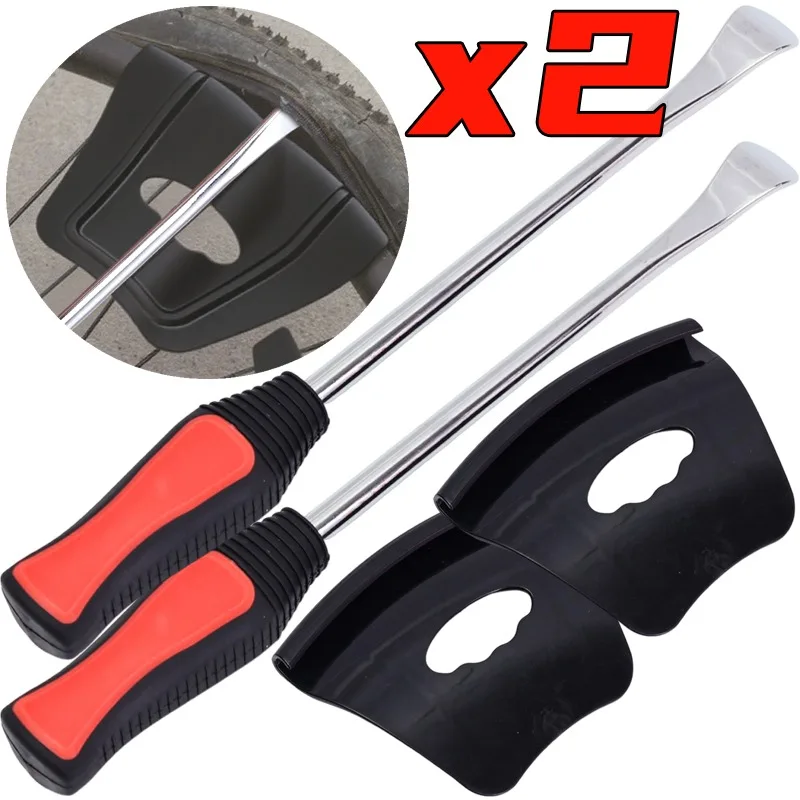 

Rim Protector Pry Bar Set Motorcycle Tire Changer Lever Tool Auto Scoop Tire Kit Repair Tool for ATV Honda KTM Yamaha Kawasaki