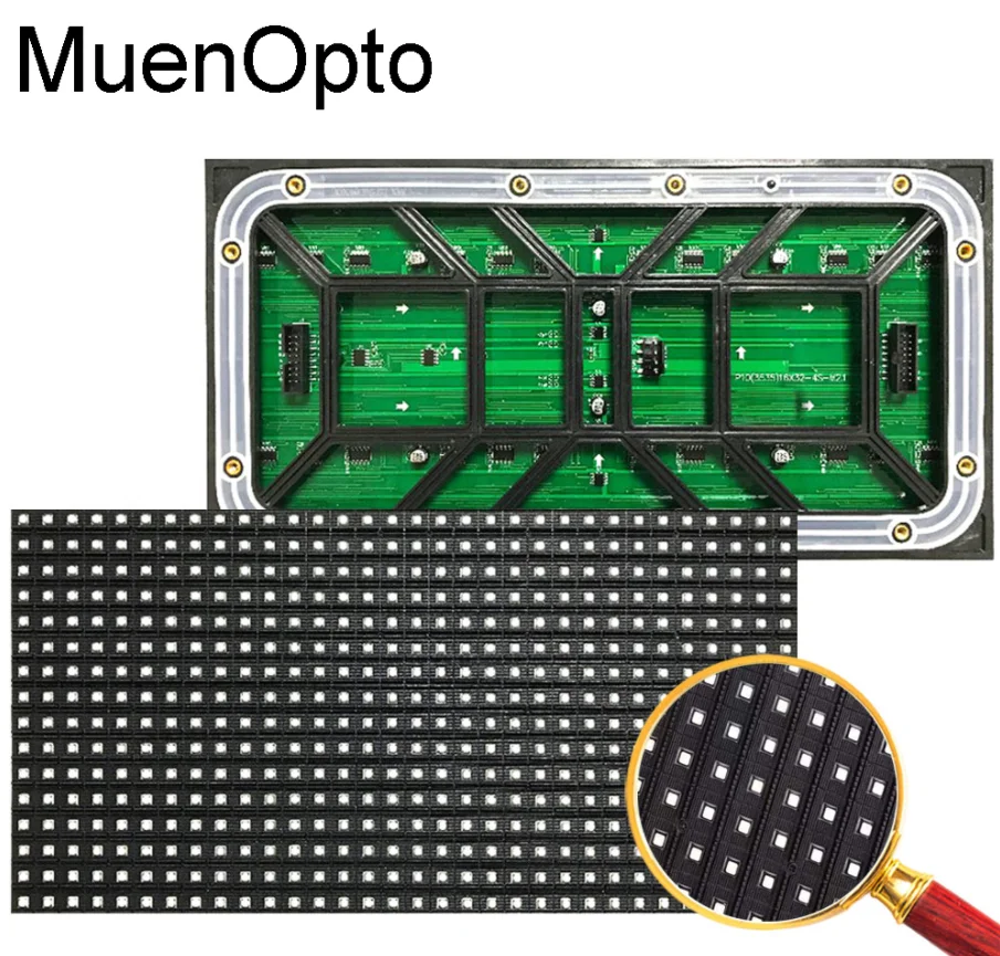 

P10 Открытый 32*16 Бесплатная доставка модуль полноцветный SMD3535 светодиодный экран 320x160 мм 4S Самая низкая цена