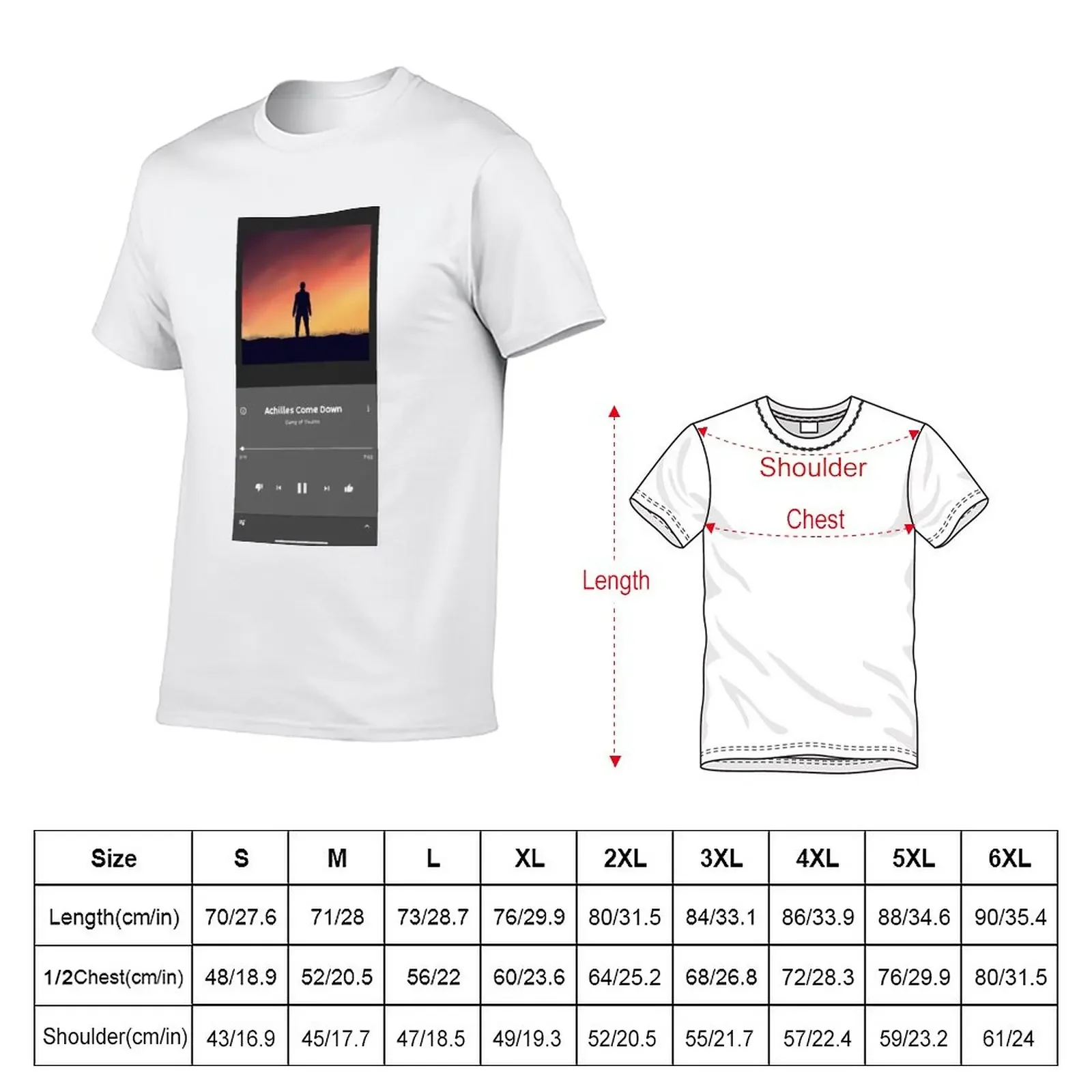 New Achilles Come Down T-Shirt plain t-shirt sublime t shirt summer top mens graphic t-shirts