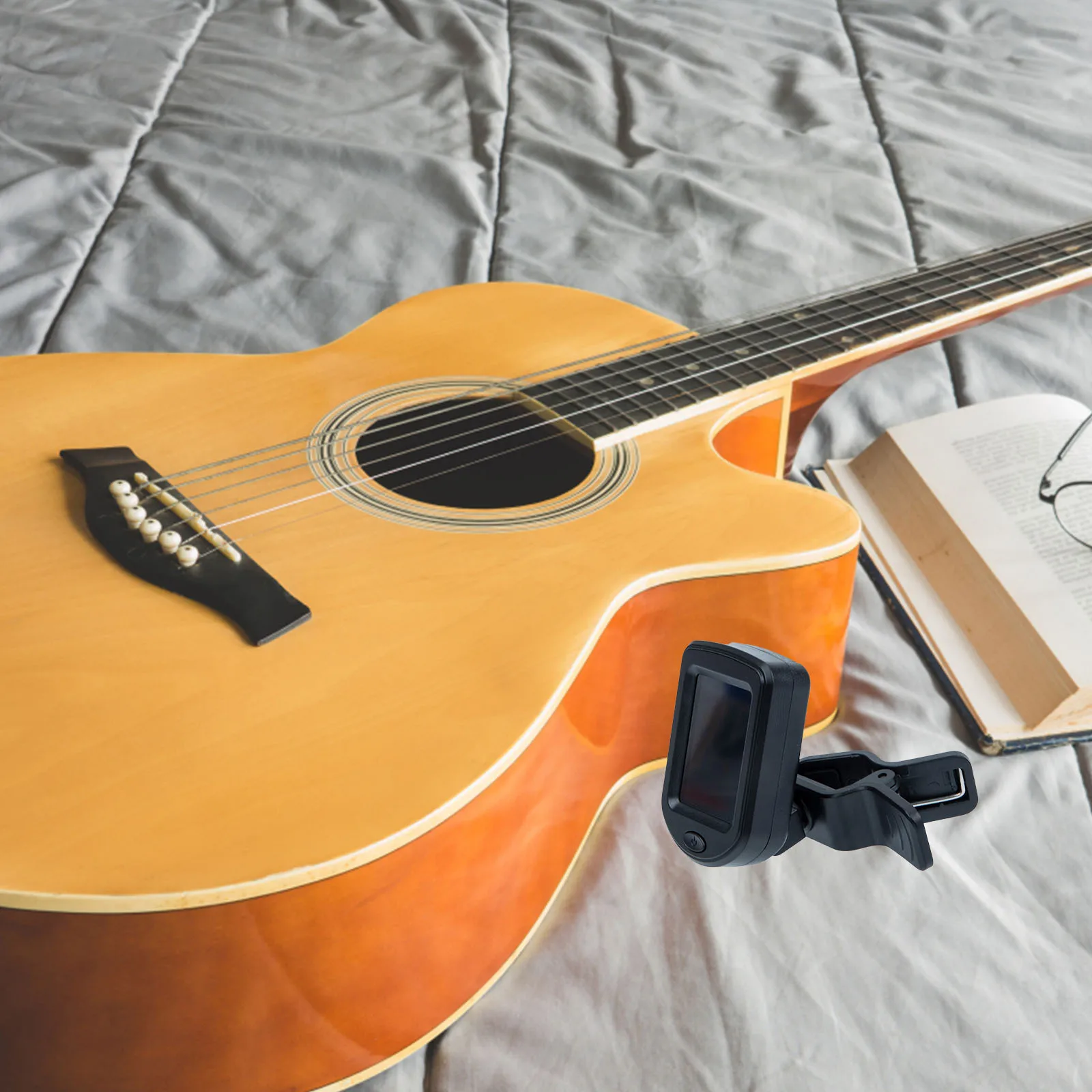 

1Set Guitar Tuner Durable Acoustic Bass Violin Ukulele Electric Practical Stringed Instrument Tuning Tool Violin Tuner