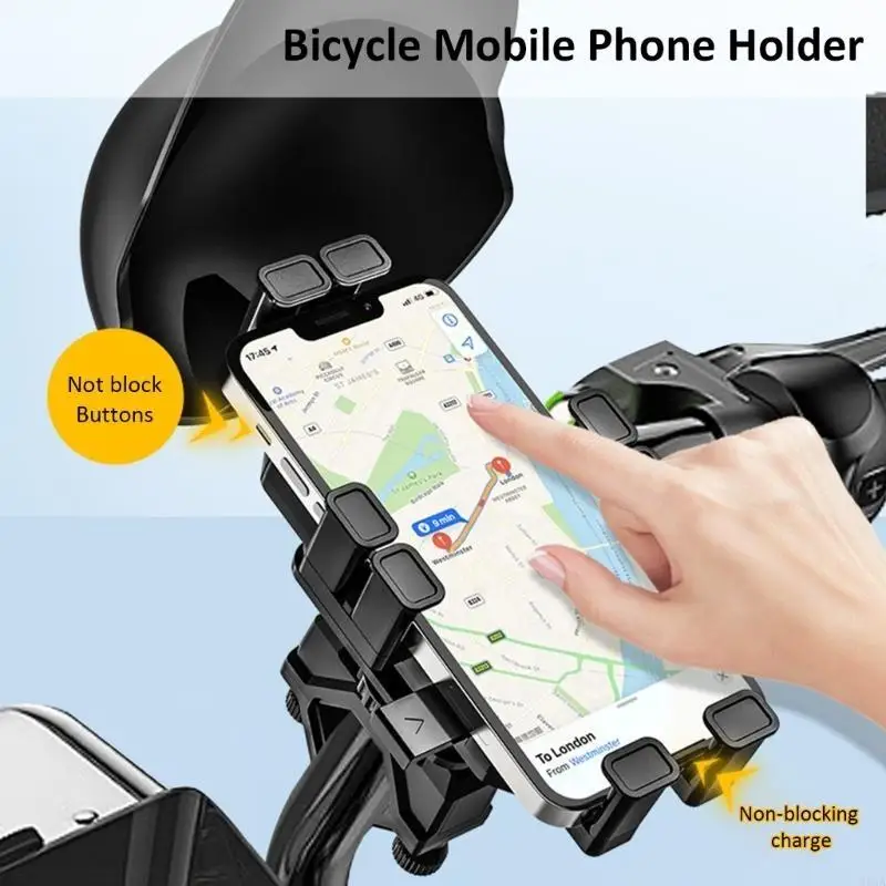 G5GA Easy Installation Phone Mount 360 Rotating Phone Holder Phone Rack for Vehicles