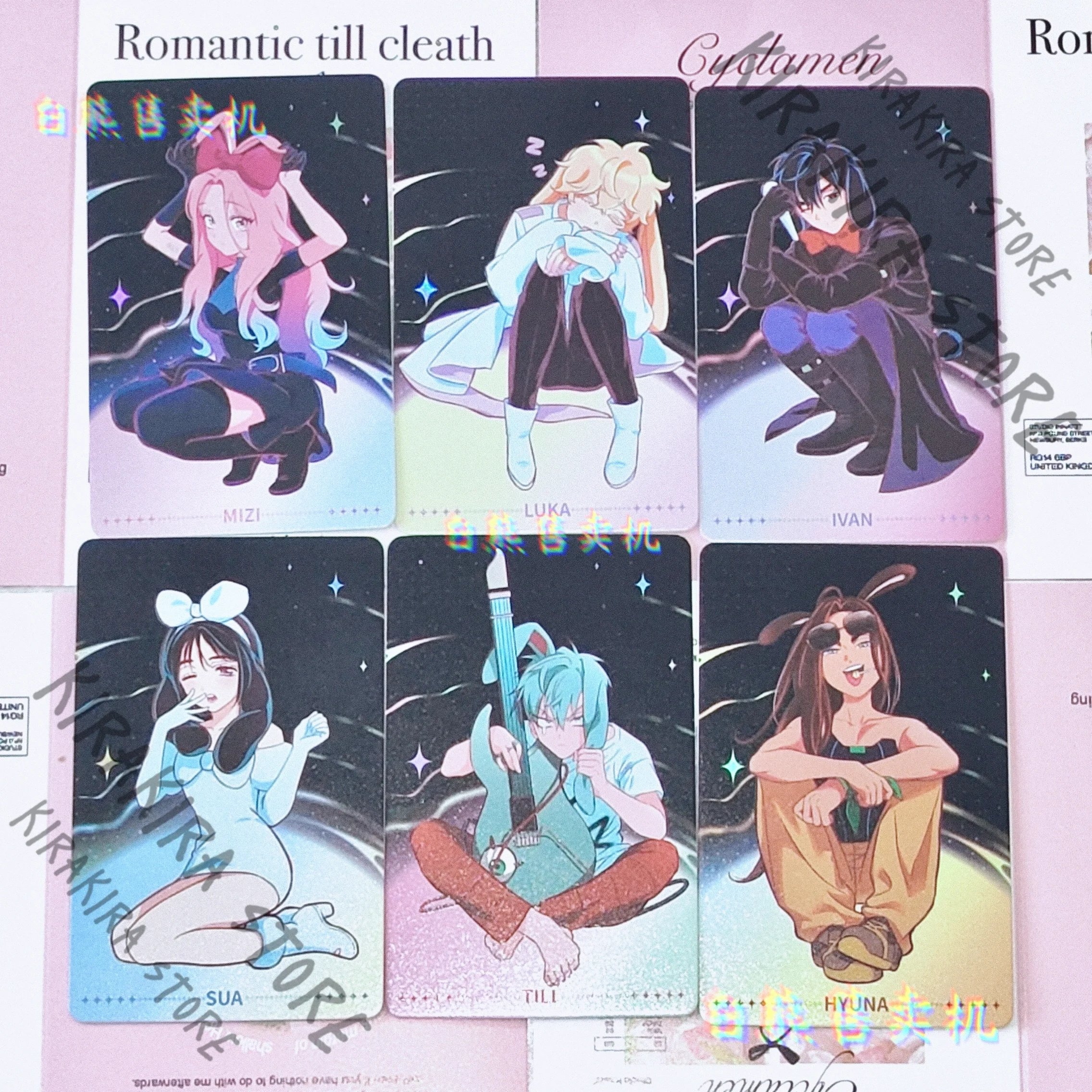 

Alien Stage Till Ivan Mizi Sua Hyuna Luka Anime Shanghai Pop-up Special Edition Small Card Cosplay Limited Legal Cards
