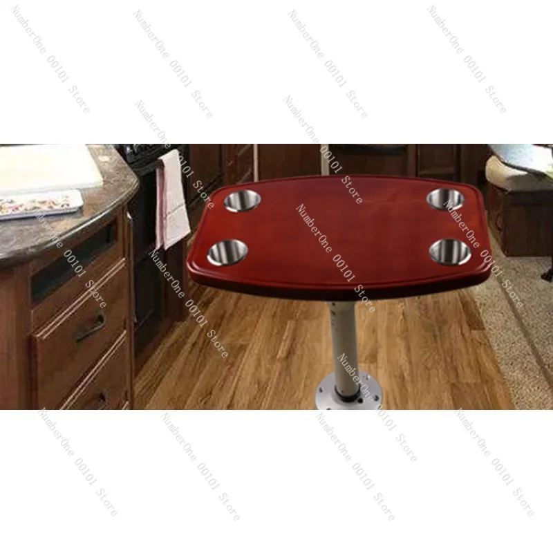RV piano lacquered oak tabletop solid wood table