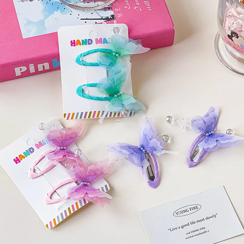 

Children's Butterfly, Hairpin, Baby Side Clip, Travel, Princess Dress Accessories, Little Girl Hairpin Headgear Hair Accessories